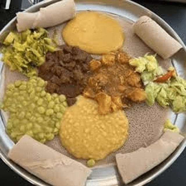 Vegetarian & Meat Feast.